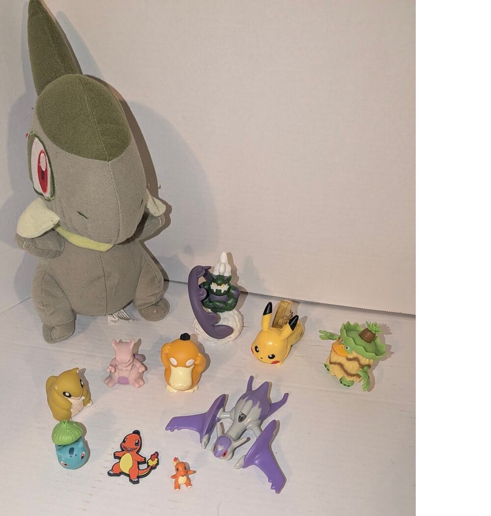 Mixed Lot Vintage Current Pokemon Toys Plush